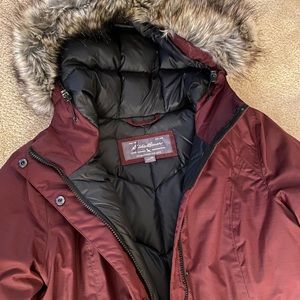 Eddie Bauer Weatheredge Down Parka Size Med Petite